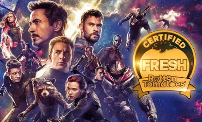Avengers: Endgame is certified fresh on Rotten Tomatoes Avengers: Endgame is certified fresh on Rotten Tomatoes