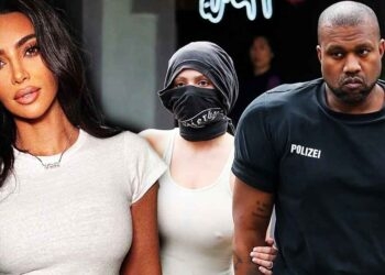 Kim K's Ex Spotted Wearing Shoulder Pads in Public With New Wife Bianca Censori