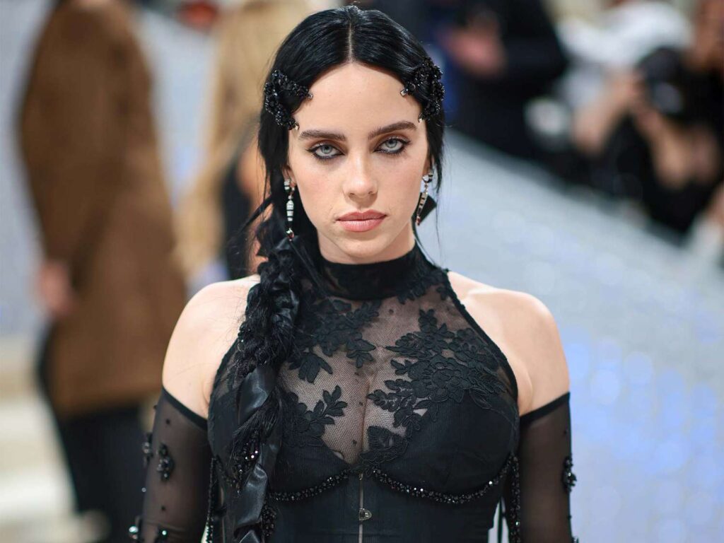 billie eilish met gown
