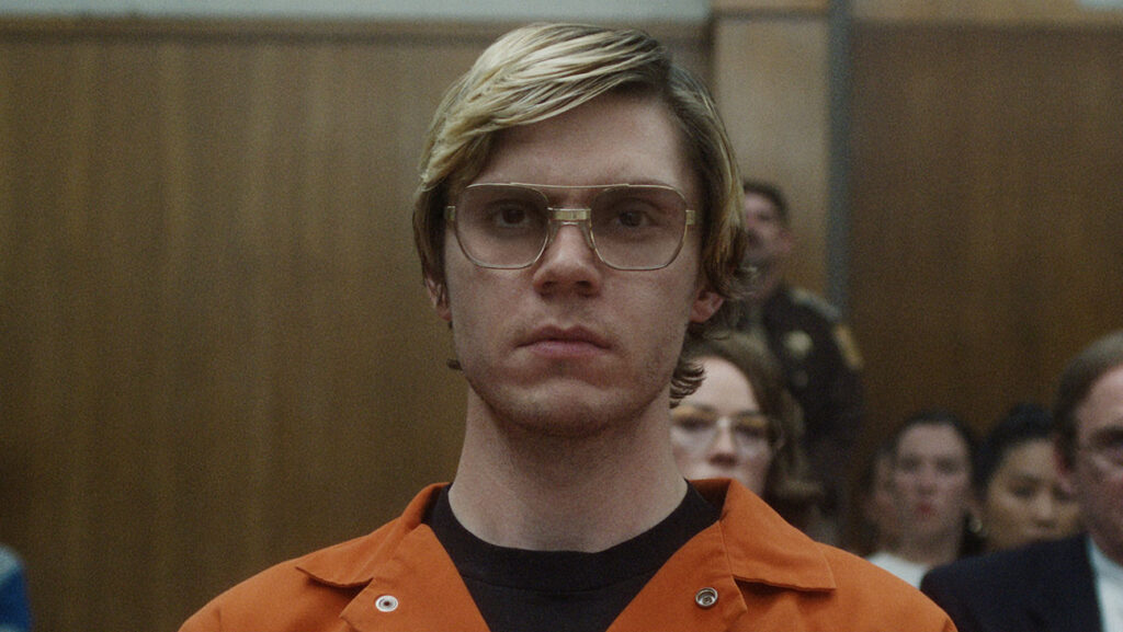 Evan Peters as Monster Jeffery Dahmer