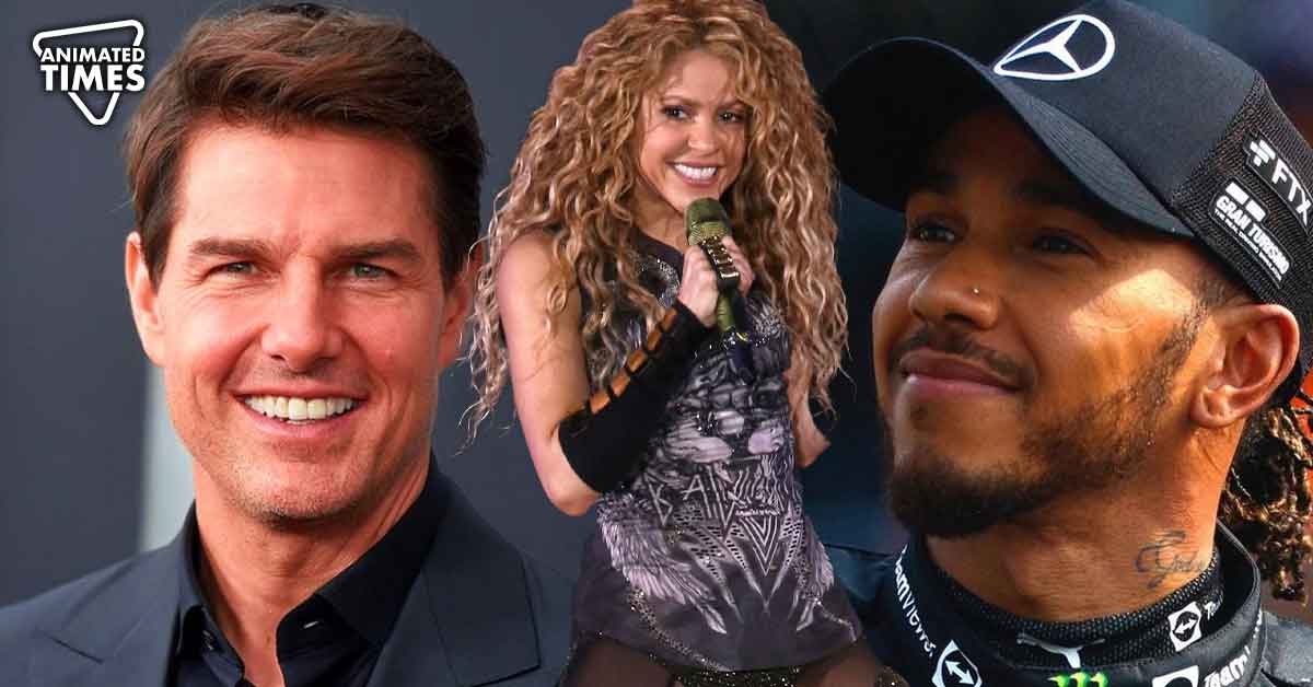 Tom Cruise Officially Out of Shakira Race as Colombian Bombshell Reportedly Spotted Kissing Lewis Hamilton to Seal the Deal