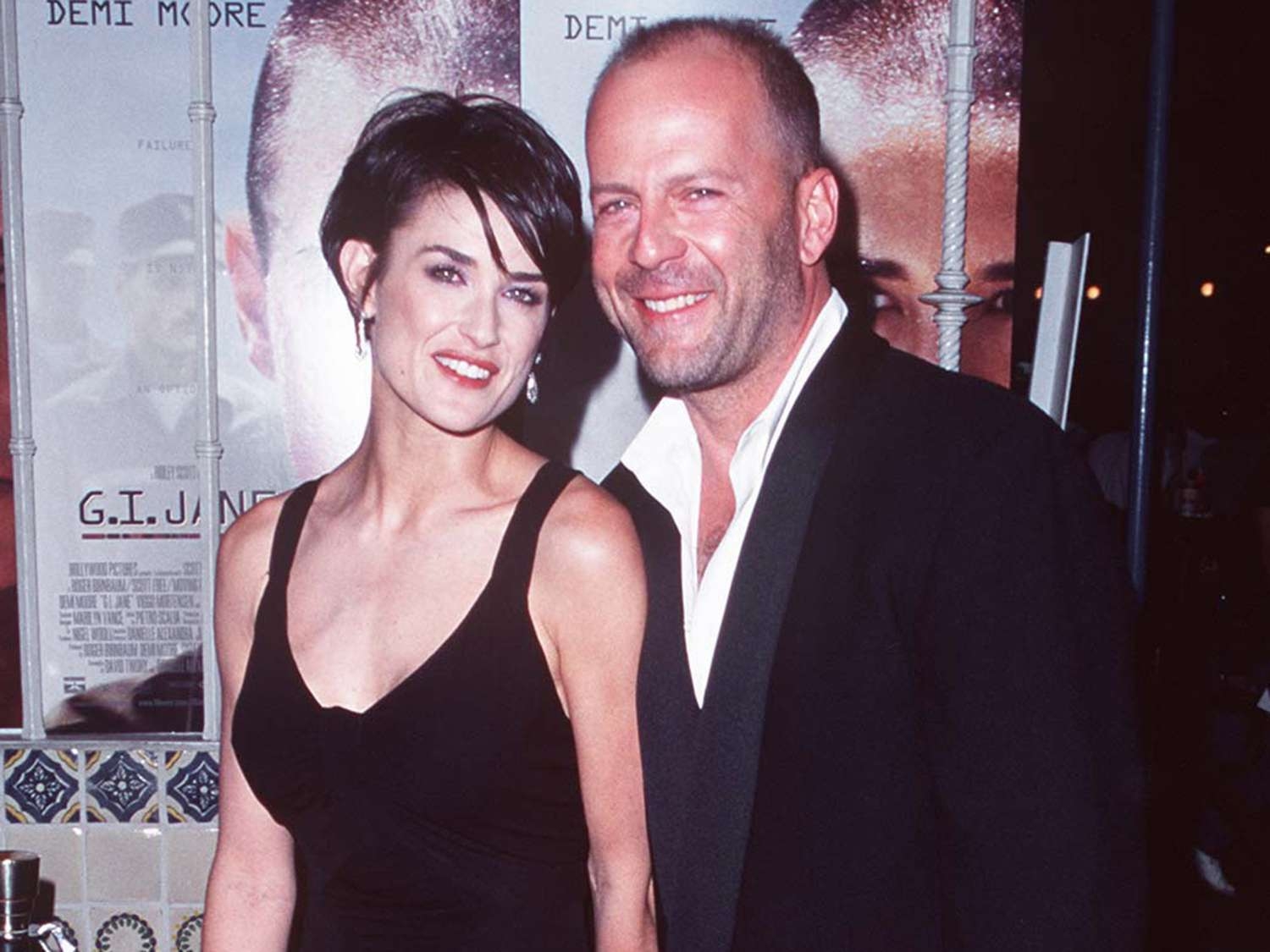 Bruce Willis and Demi Moore