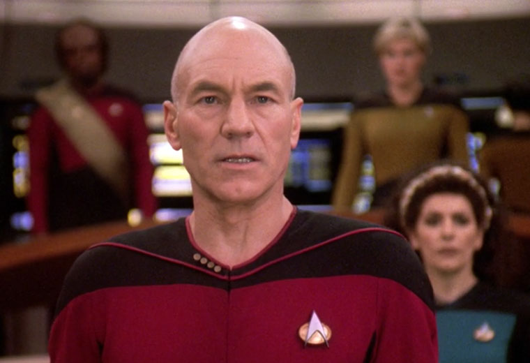 Patrick Stewart in Star Trek