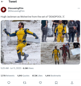 "That Wolverine costume is abhorrent": Leaked Photos of Hugh Jackman