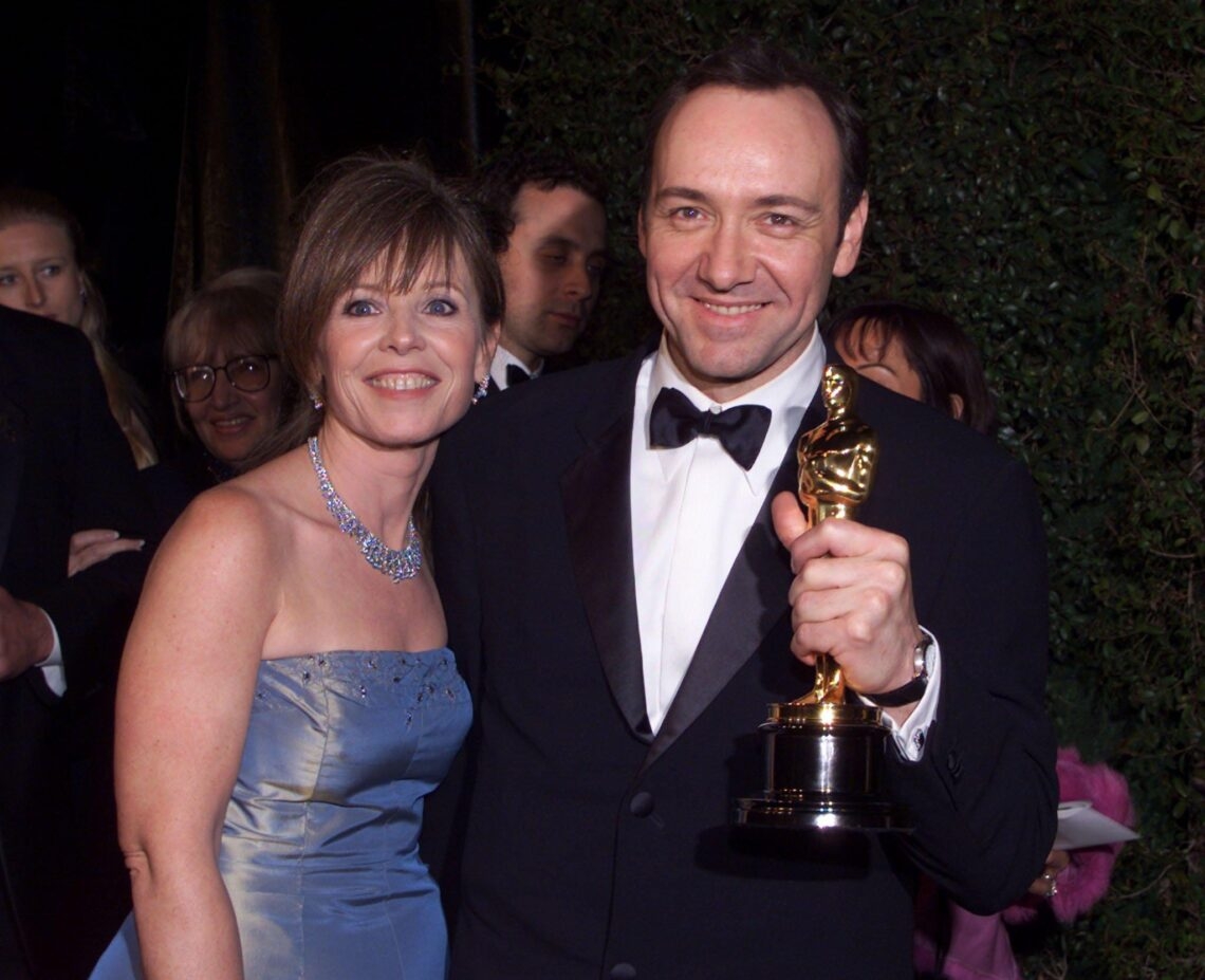 Kevin Spacey at the Oscars with Dianne Dreyer 