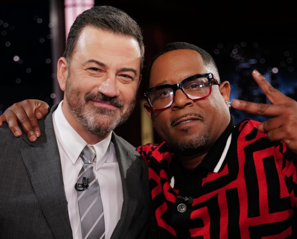 Picture of Jimmy Kimmel and Martin Lawrence Together from Jimmy Kimmel Live! TV Show