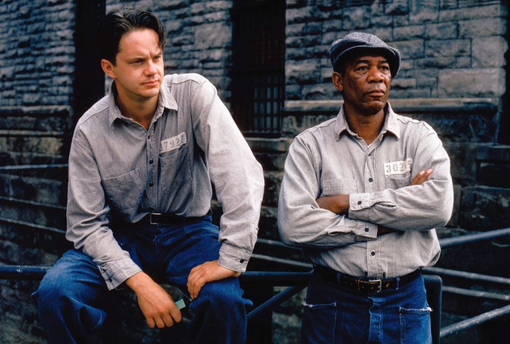 A still from The Shawshank Redemption 