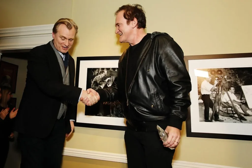 Picture of Christopher Nolan and Quentin Tarantino