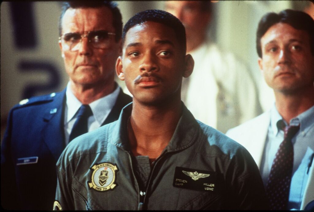 Will Smith as Captain Steven Hiller in Independence Day