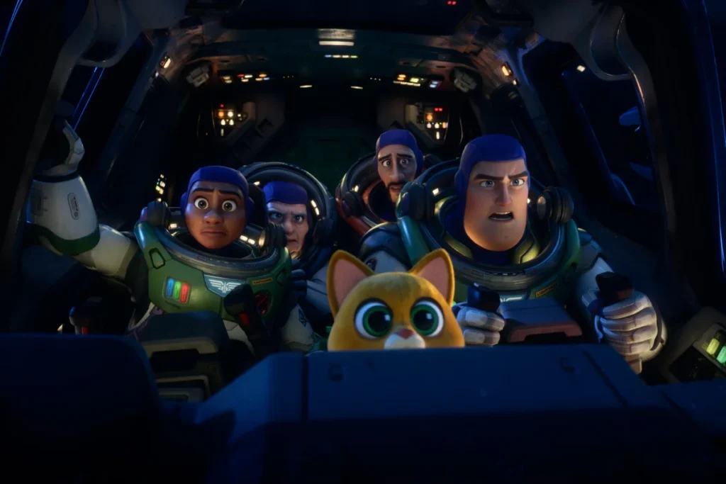 A scene from the movie Lightyear