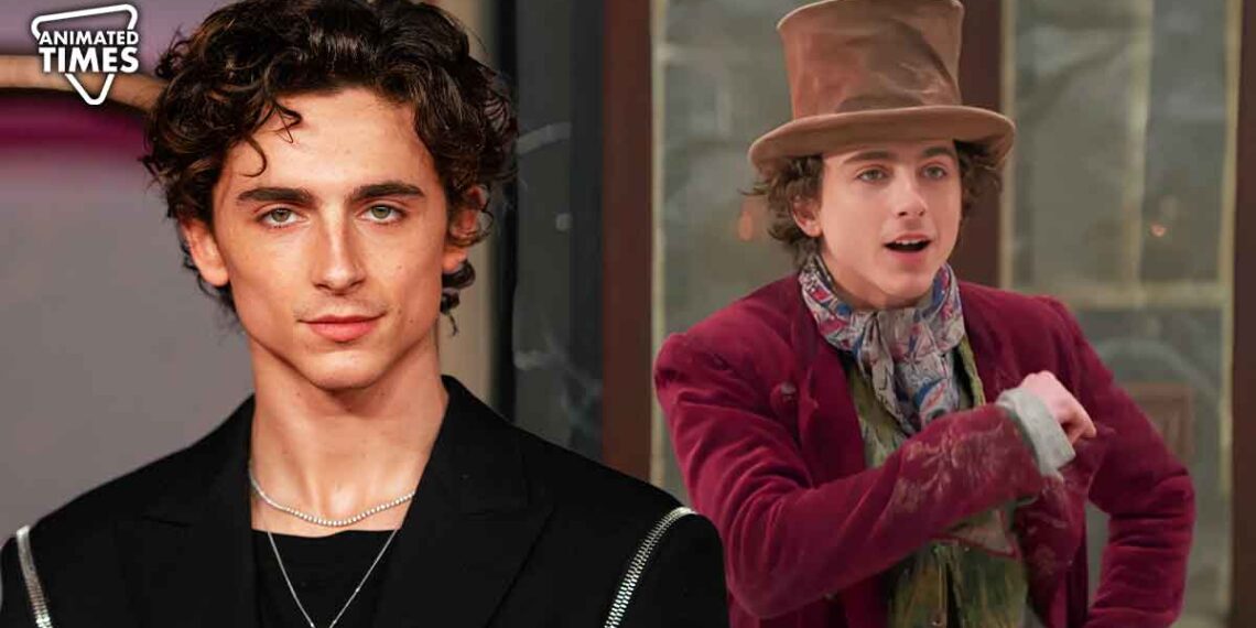 Wonka Made Timothee Chalamet Swim in a Literal Vat of Hot Chocolate ...