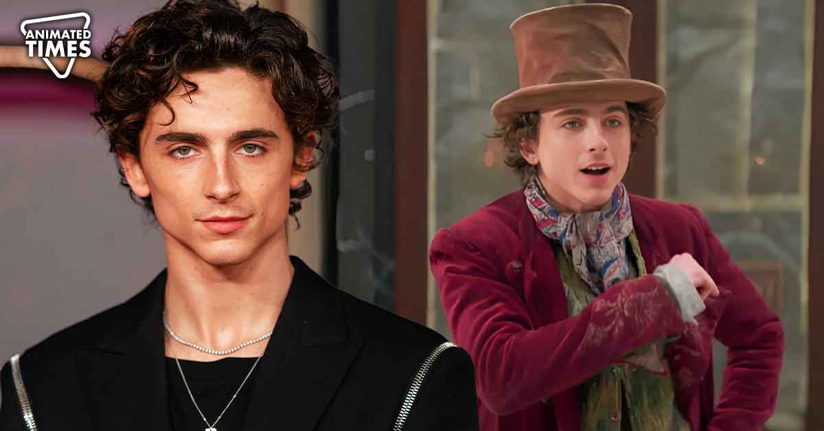 Wonka Made Timothee Chalamet Swim in a Literal Vat of Hot Chocolate