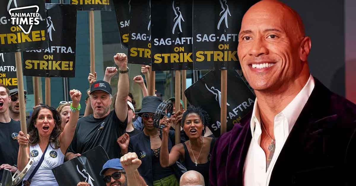 “You’re not going to sink”: Dwayne Johnson Fights Back Hollywood With His $800M Fortune, Joins Strike With Historic Donation to Save Actors from Greedy Studios