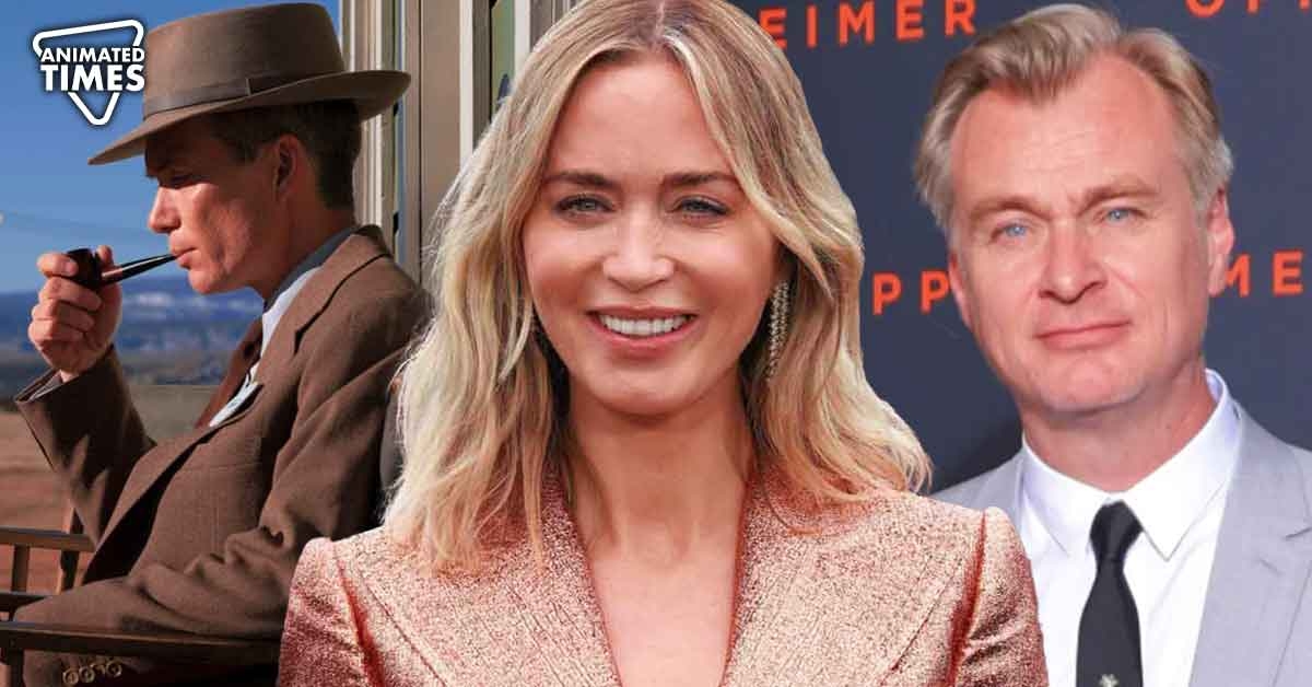 Oppenheimer Star Emily Blunt Pulled a Hilarious Prank on Christopher Nolan After He Hated Her Shoes