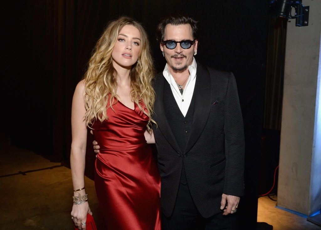 Picture of Amber Heard and Johnny Depp