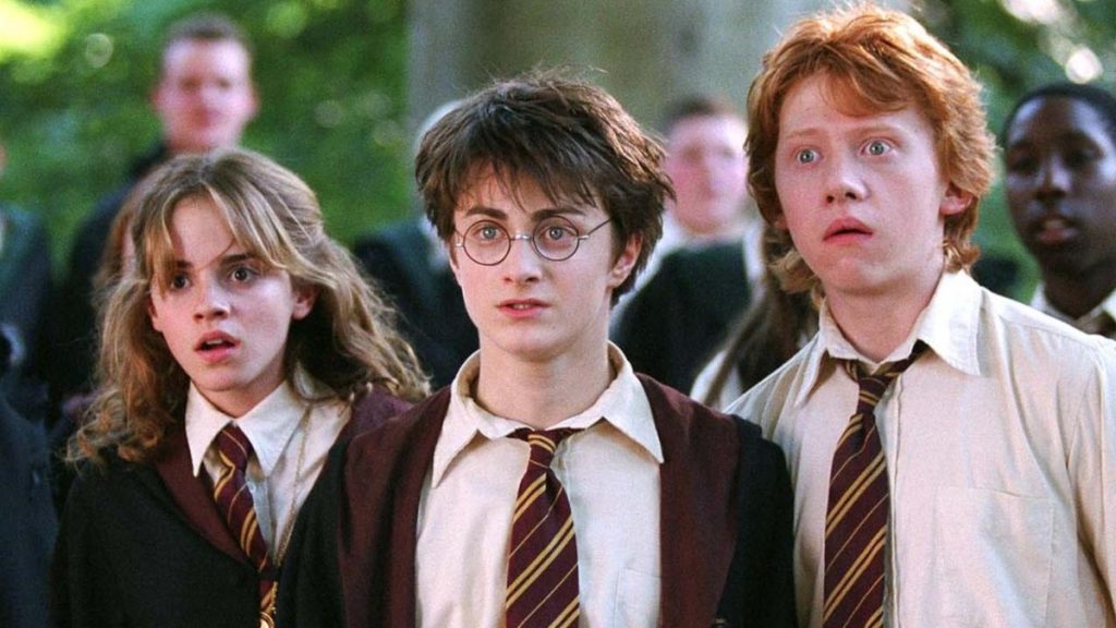 Daniel Radcliffe, Emma Watson and Rupert Grint.