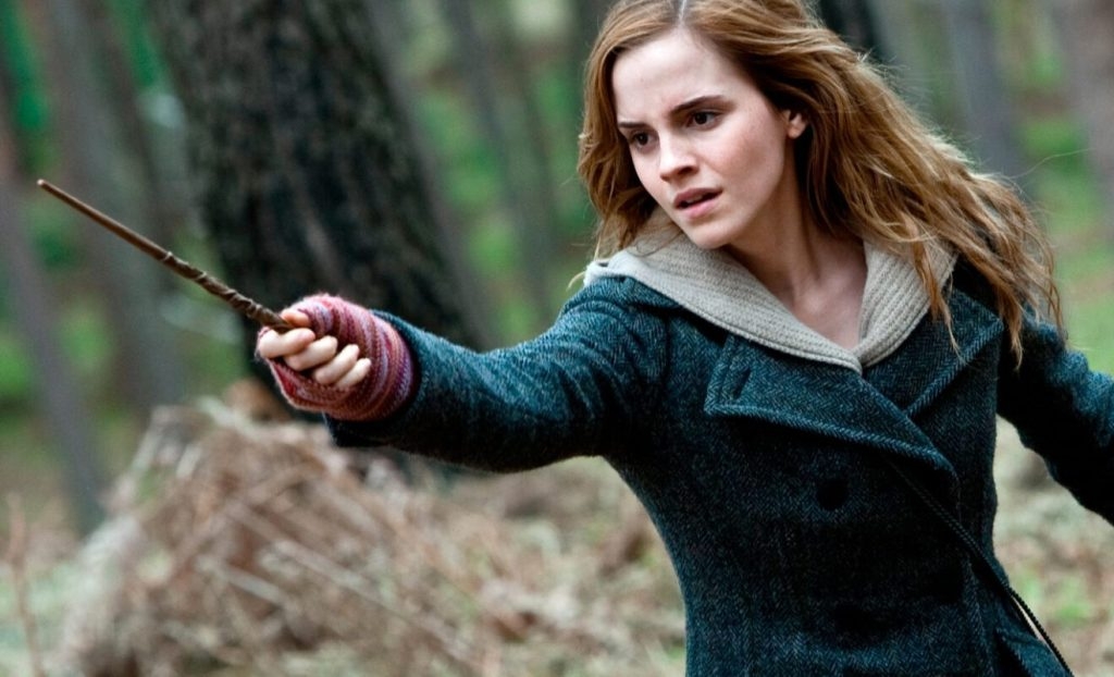 Snapshot from Harry Poter Movie Showing Emma Watson