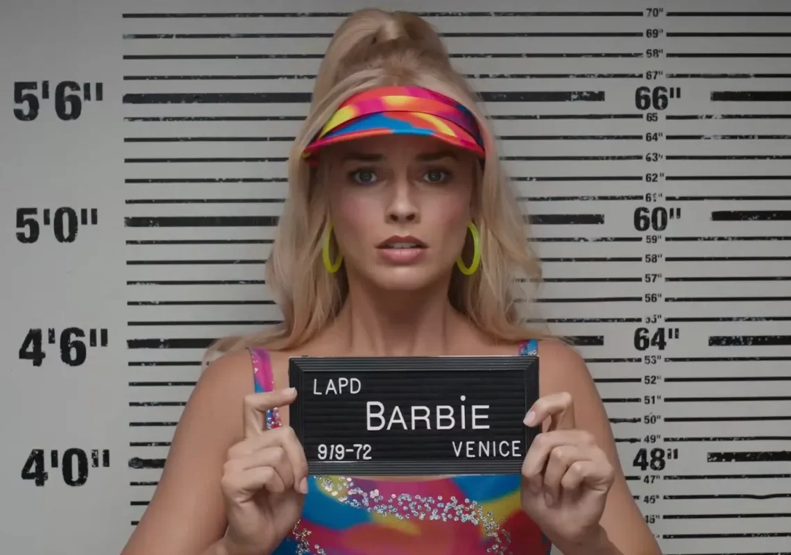 Margot Robbie in the movie Barbie