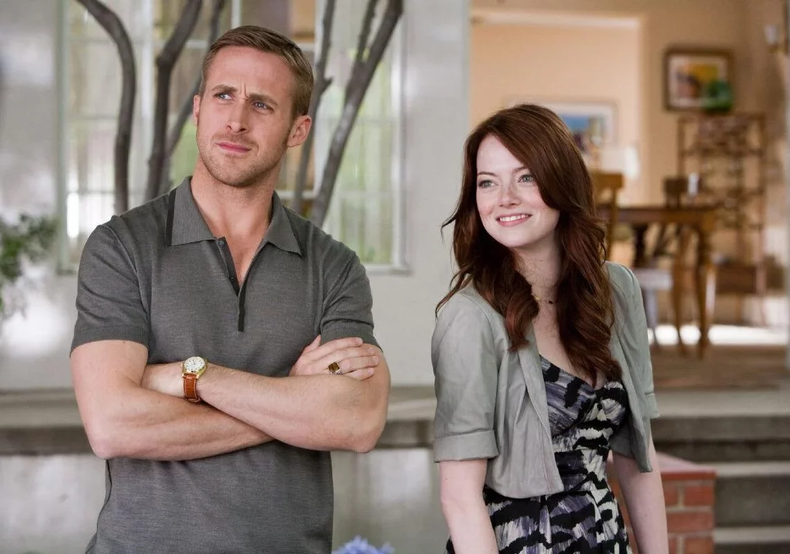 Ryan Gosling and Emma Stone in Crazy, Stupid, Love