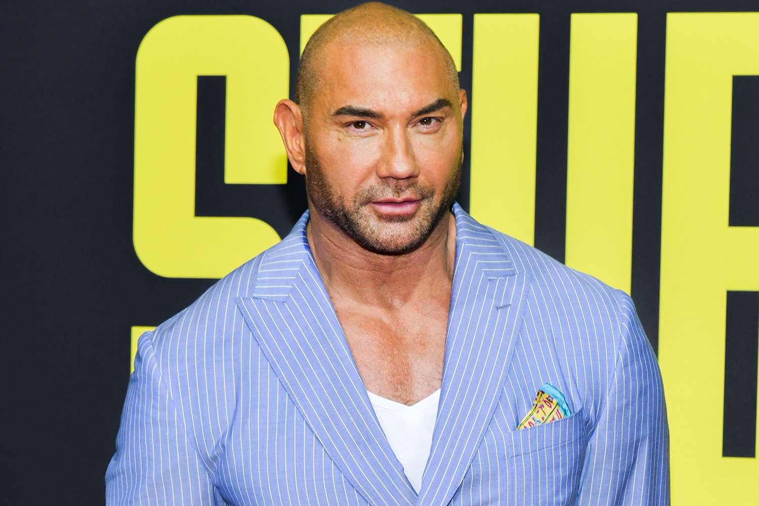 Dave Bautista Is Unrecognizable With Long Hair in Throwback Photo