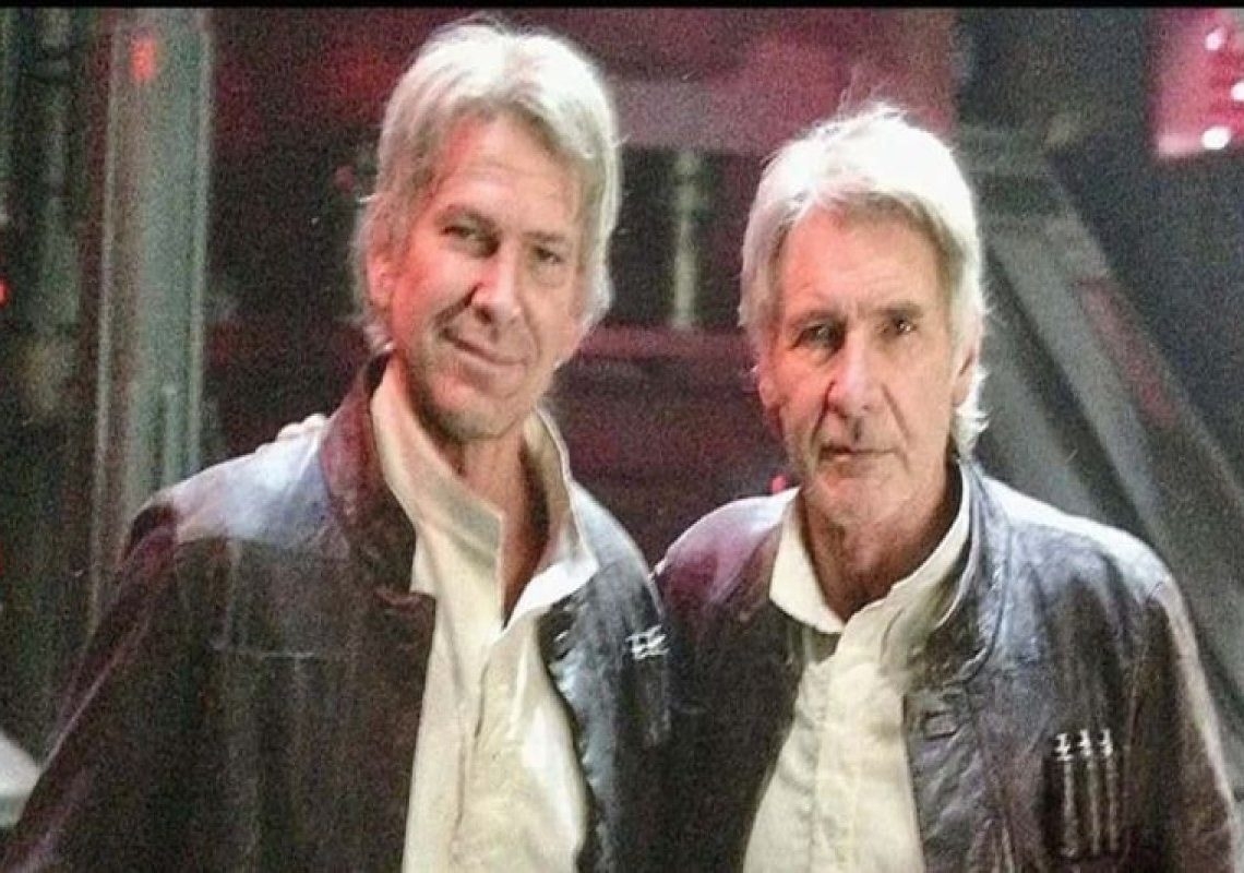 Harrison Ford with Mike Massa