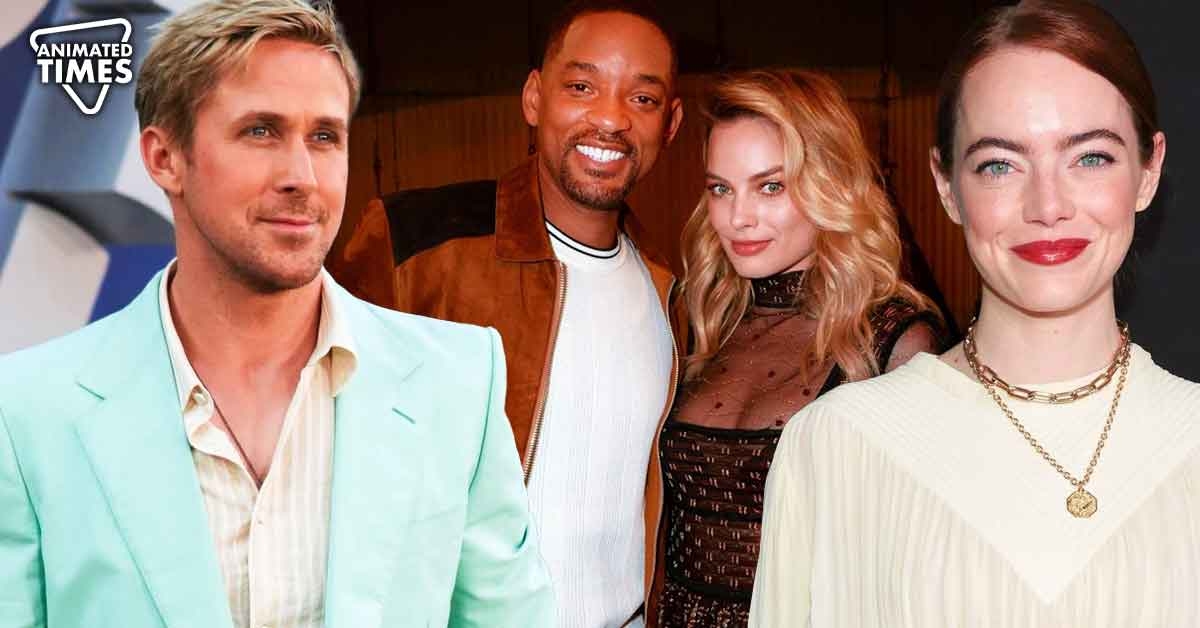 Ryan Gosling, Emma Stone Almost Broke Alleged Margot Robbie-Will Smith Affair by Stealing Their Roles in $158M Movie