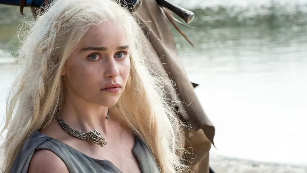 Picture of Emilia Clarke as Daenerys Targaryen in HBO's Game of Thrones