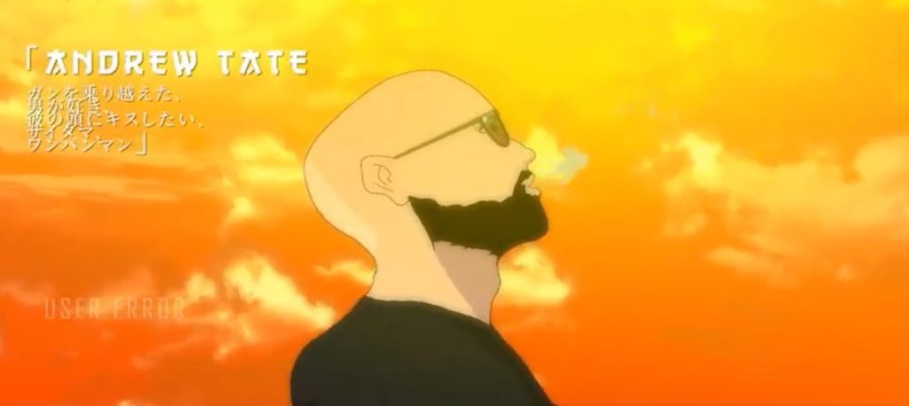 Andrew Tate as Anime Character