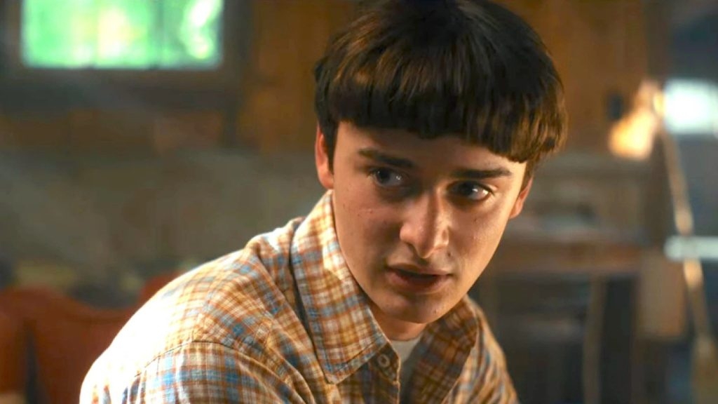 Snapshot From Stranger Things showing Noah Schnapp as Will Byers