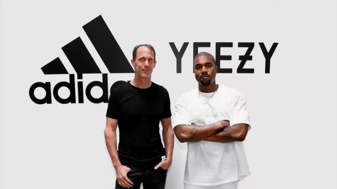 Kanye West Promoting Yeezy
