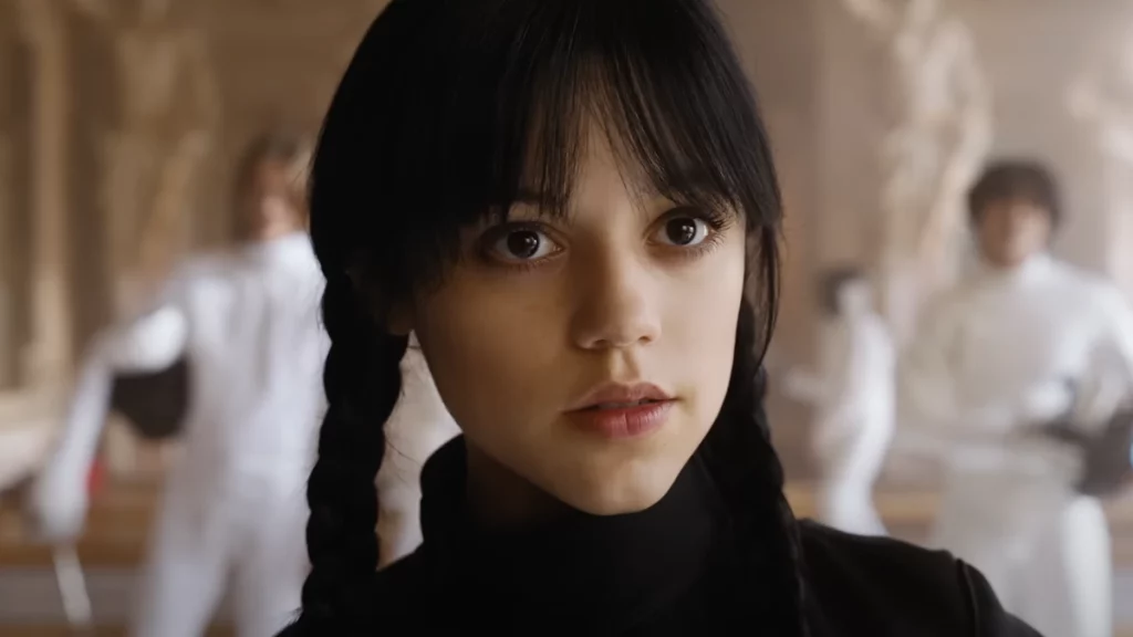 Jenna Ortega as Wednesday Addams