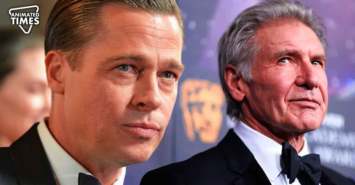 Brad Pitt Despised Working With Star Wars Actor Harrison Ford in $140M Movie Because of Their Bizarre Feud