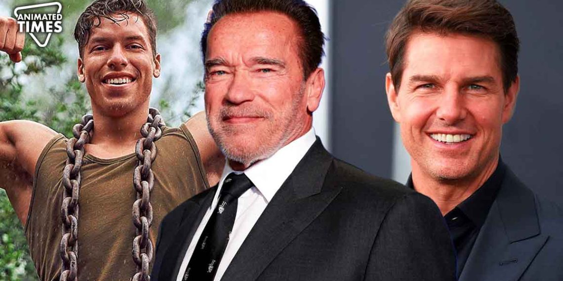 Arnold Schwarzenegger's Son Joseph Baena Tries to Impress Tom Cruise