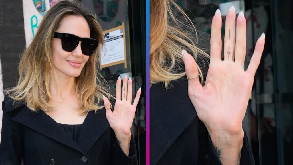 Angelina Jolie's mystery tattoo