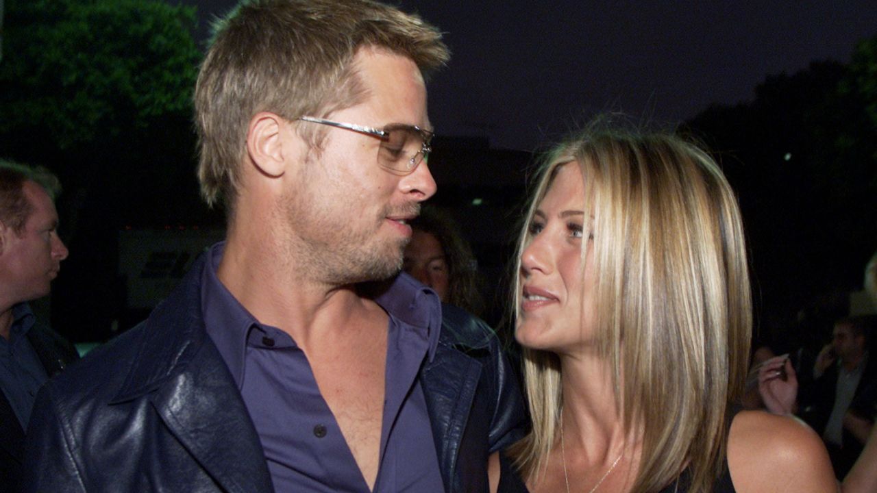 Jennifer Aniston and Brad Pitt 