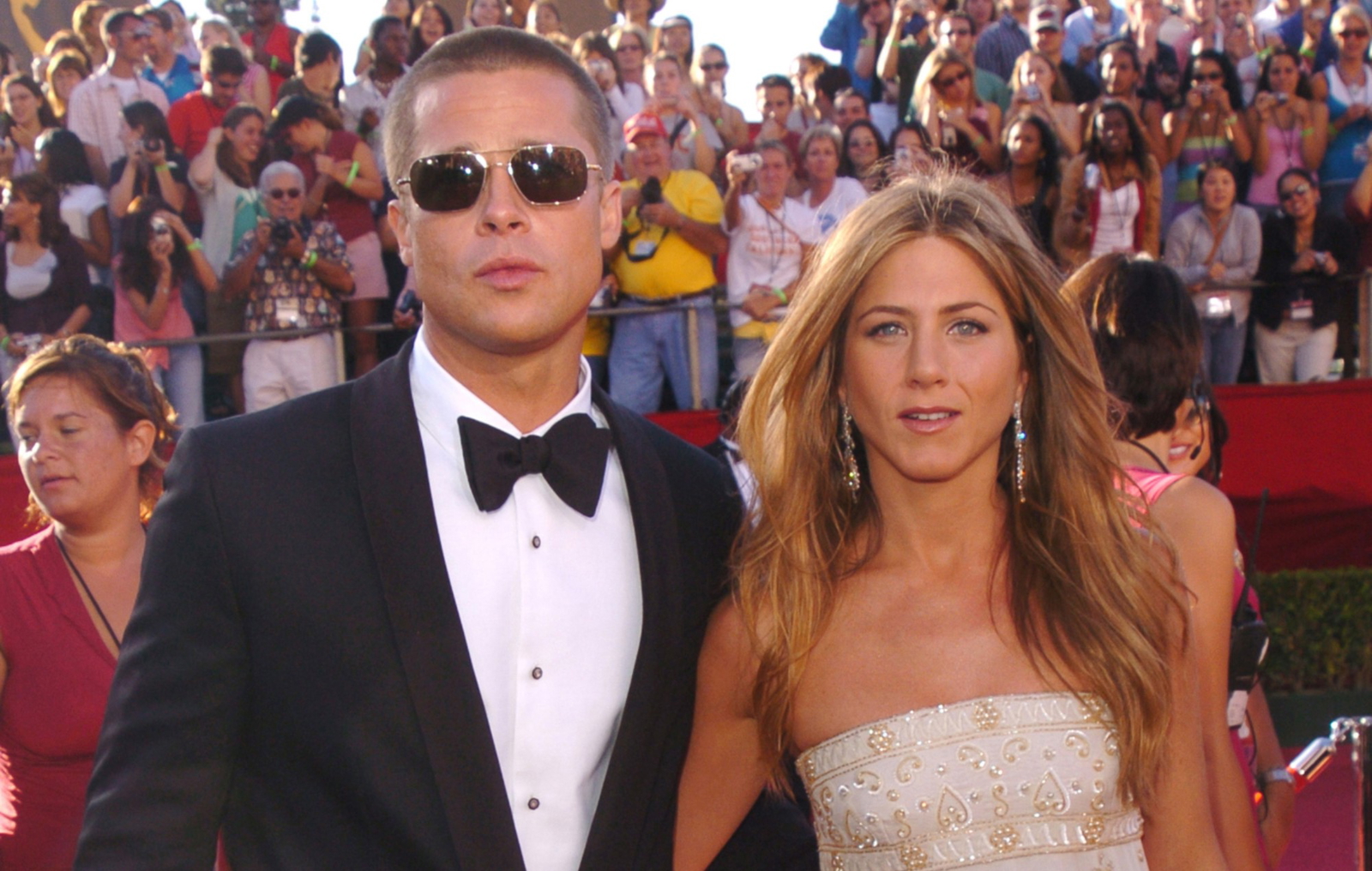 Jennifer Aniston and Brad Pitt 