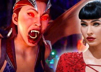 After Drinking MGKs Blood Literally Megan Fox Believes Shes A Vampire Like Nitara In Mortal Kombat 1