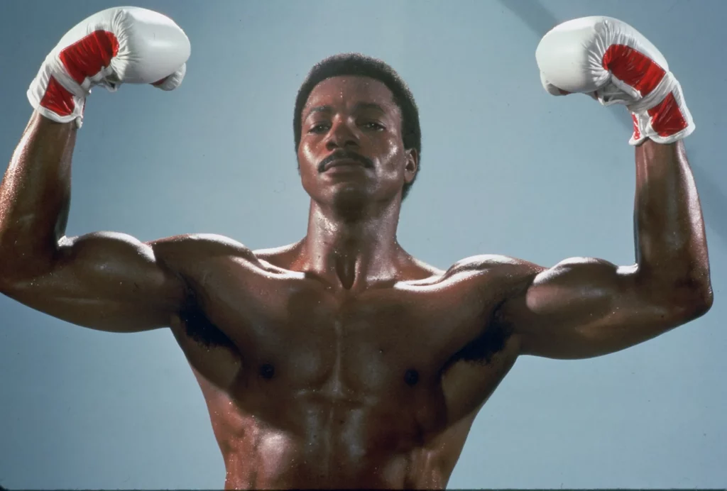 Actor Carl Weathers In Sylvester Stallone's Rocky 