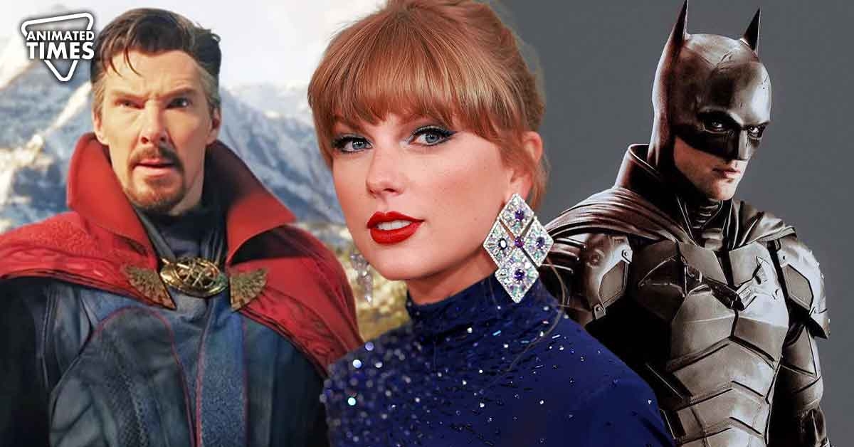 “I’ve lost faith in society”: Fans Left In Disbelief As Taylor Swift Single Handedly Dominate Both Marvel’s Doctor Strange 2 And DC’s The Batman