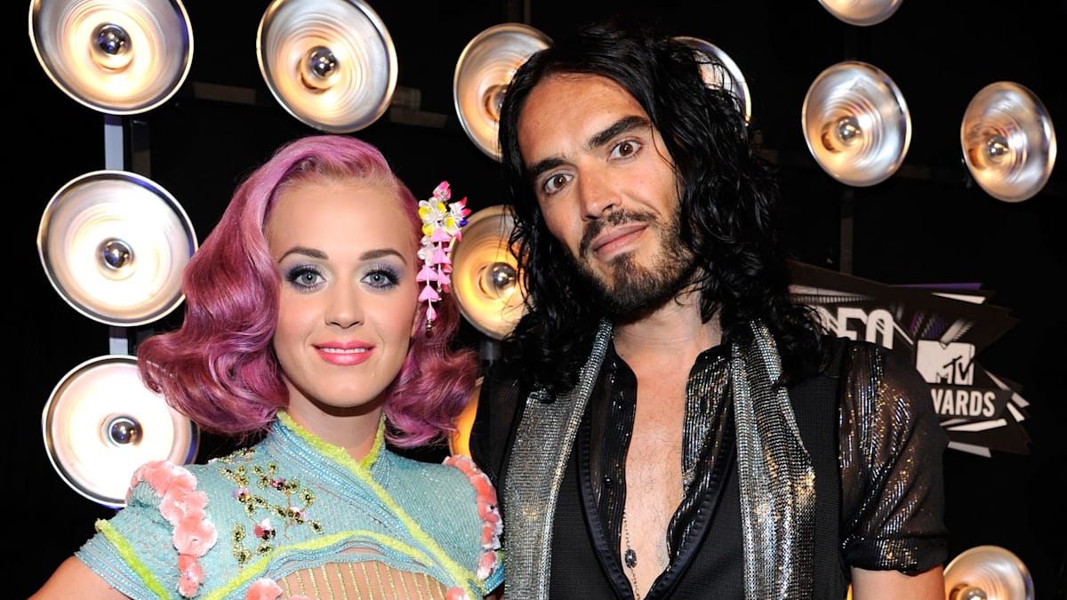 Katy Perry and Russell Brand