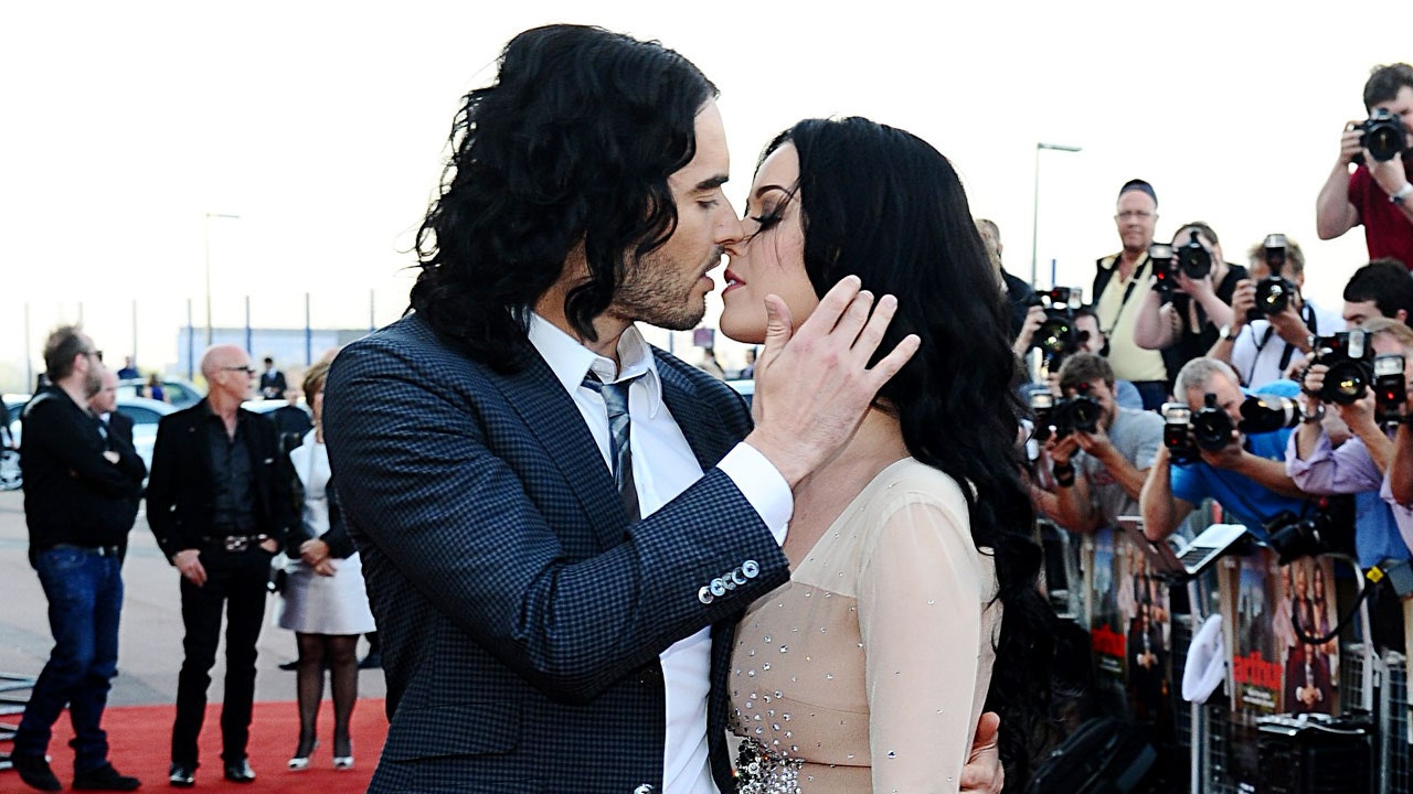 Katy Perry and Russell Brand