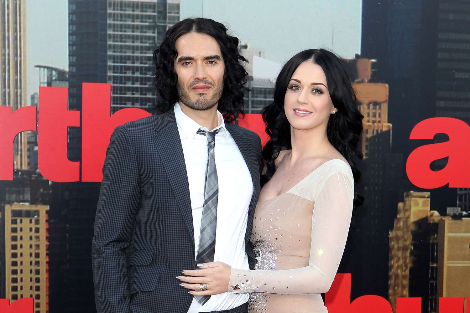 Katy Perry and Russell Brand