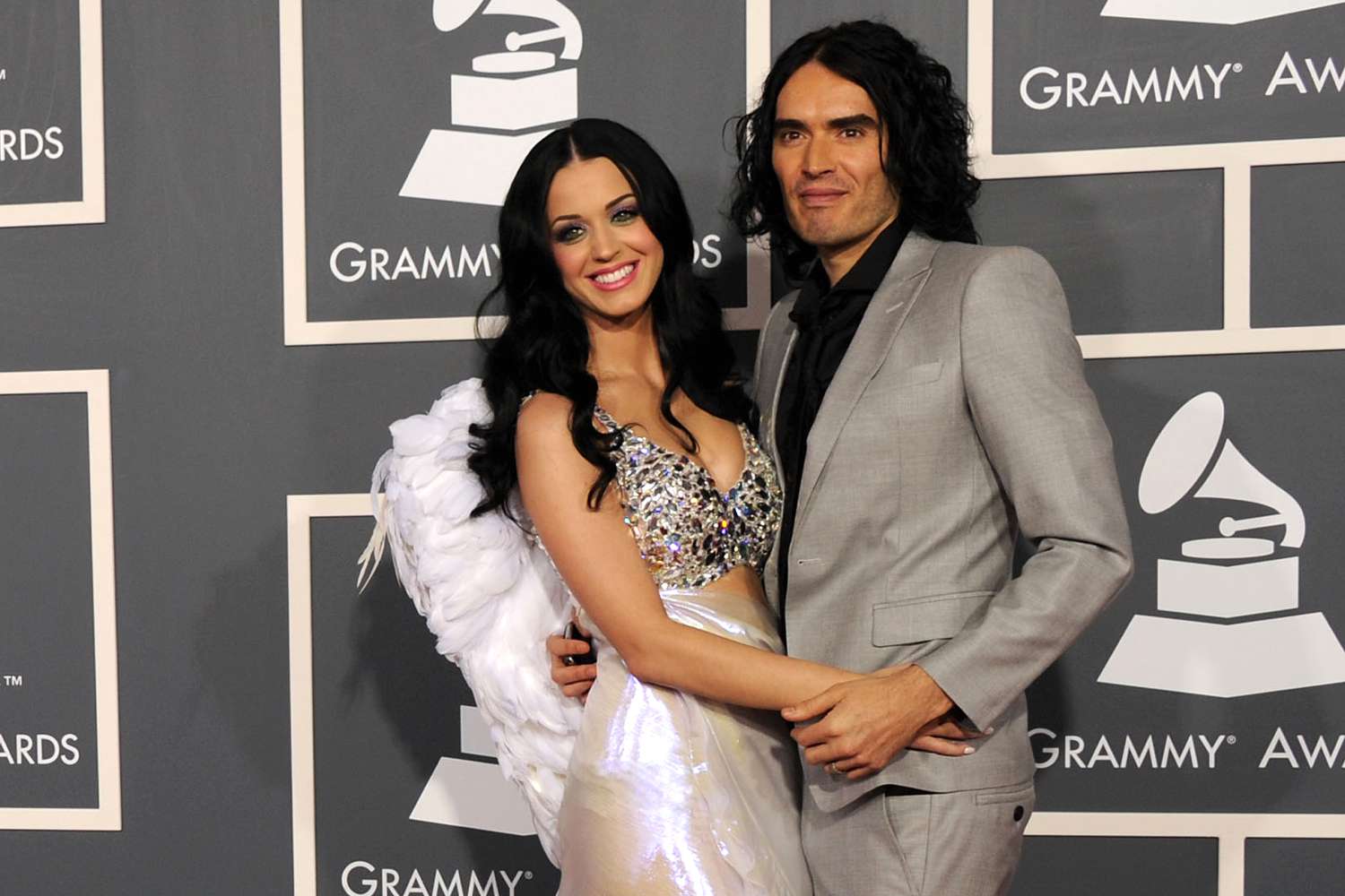 Katy Perry and Russell Brand