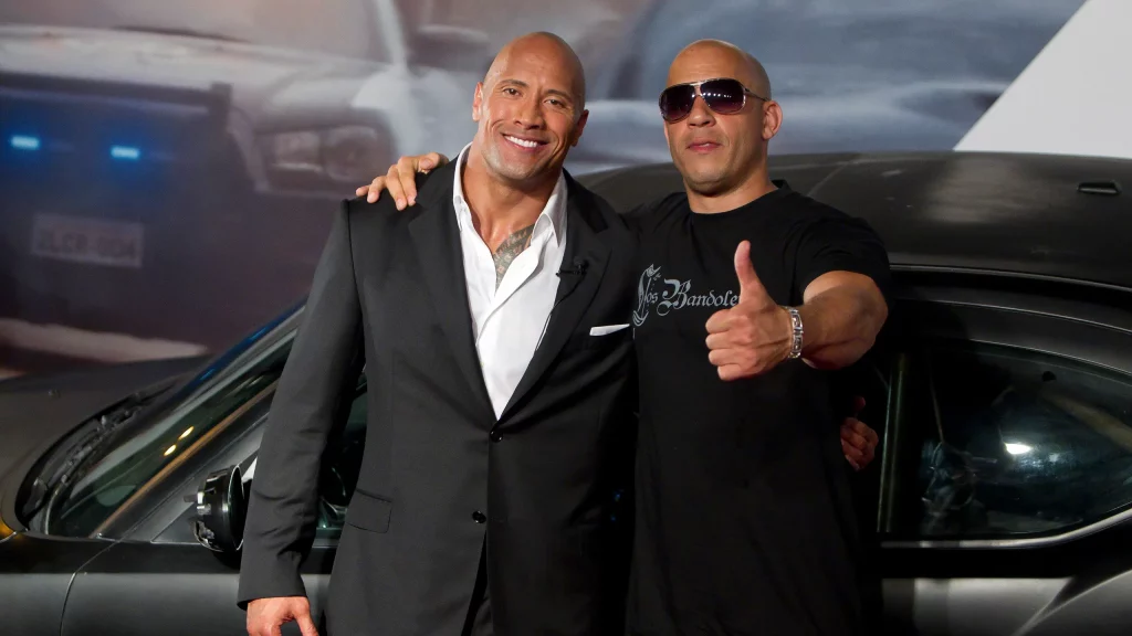 Dwayne Johnson and Vin Diesel conflict