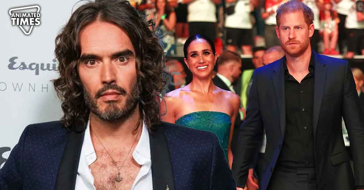 “I planted one on her in the scene”: Russell Brand Talked About Kissing Meghan Markle Before She Married Prince Harry