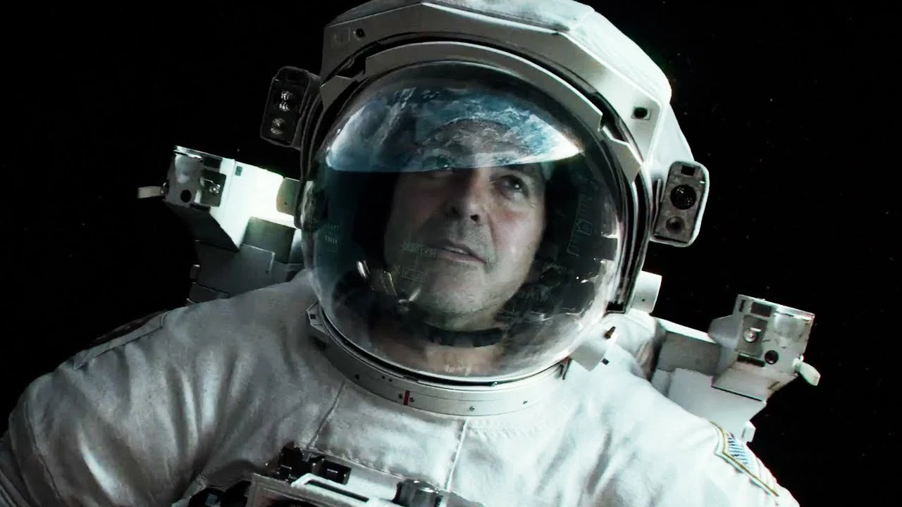 A still of George Clooney in Gravity