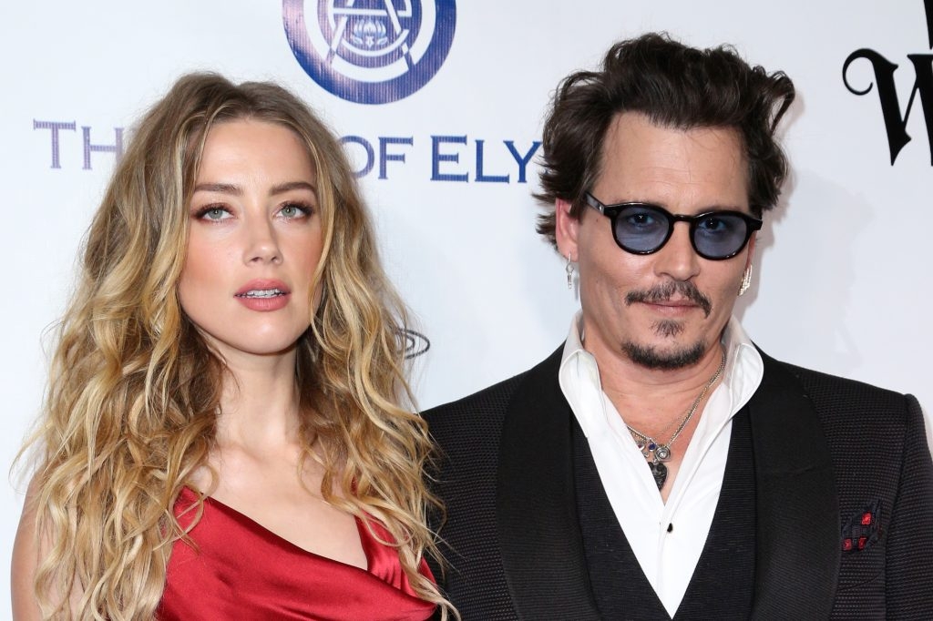 Former couple Amber Heard and Johnny Depp