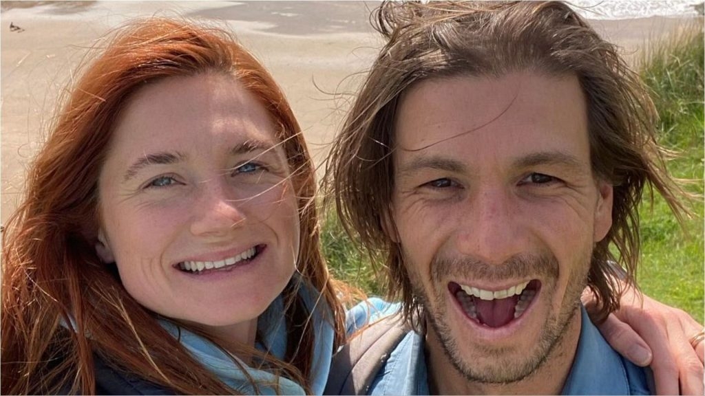 Bonnie Wright and And husband 