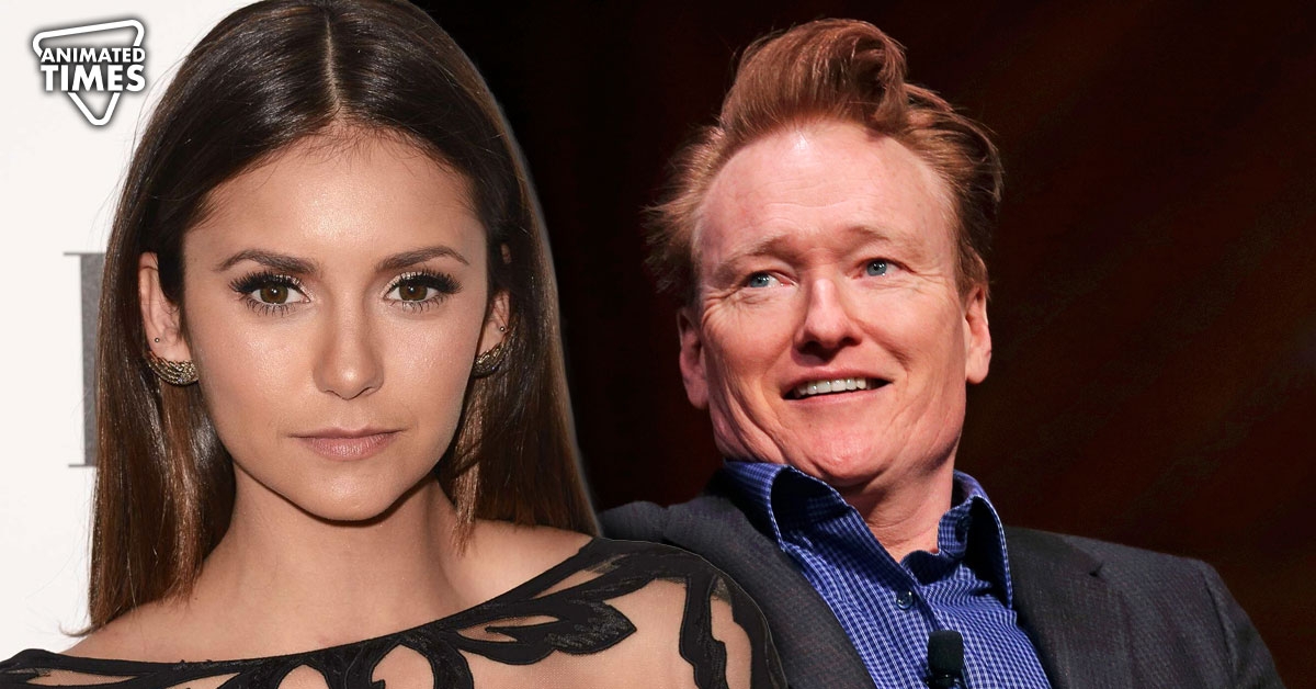 “Best job in the world”: Nina Dobrev Did a Yoga Pose in Between Conan O’Brien’s Legs on Live TV