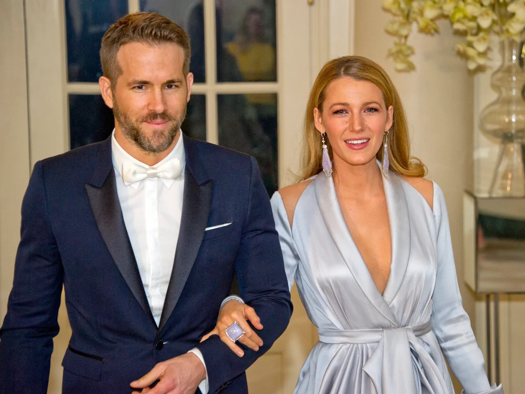 Ryan Reynolds and his wife 